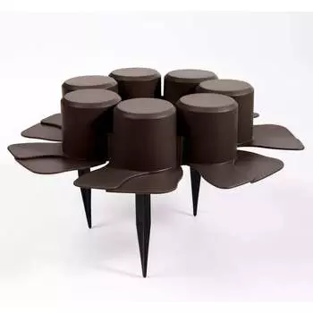 Декоративный садовый бордюр ВПМ Веер 6195675