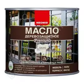 Деревозащитное масло NEOMID Premium Н-маслоPrem-2/бел