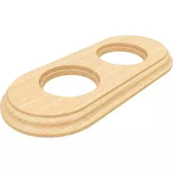 Деревянная двухместная рамка для скрытой установки Мезонинъ лахта сенатъ GE70842-00