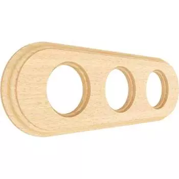 Деревянная трехместная рамка для скрытой установки Мезонинъ лахта сенатъ GE70843-00