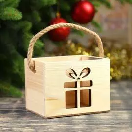 Деревянное кашпо Дарим Красиво