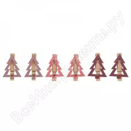 Деревянные прищепки Neon-Night