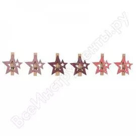 Деревянные прищепки Neon-Night