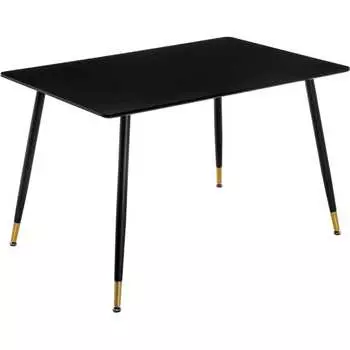 Деревянный стол Woodville Bianka черный 11630