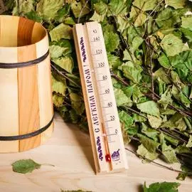 Деревянный термометр для бани и сауны СИМАЛЕНД