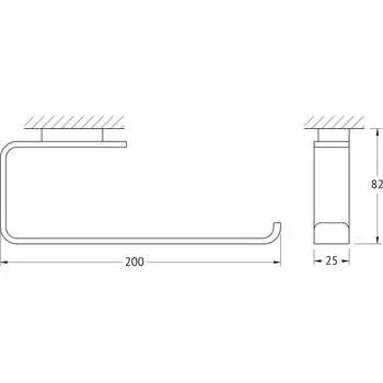 Держатель полотенца Artwelle Regen 8313
