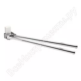 Двойной держатель полотенец WasserKraft Leine K-5031WHITE