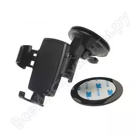 Держатель телефона на стекло автостоп black 360 на короткой штанге ph-6032