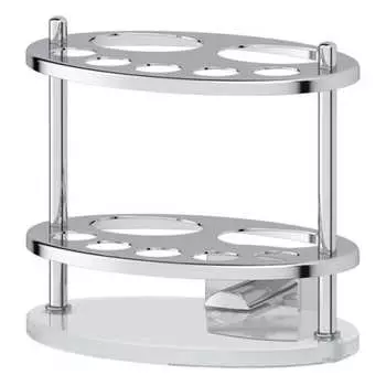 Держатель зубных щеток и пасты fbs матовое стекло; хром esp 060