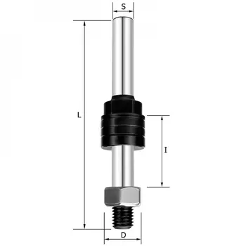 Державка для сменных дисков (77х40 мм, хвостовик 8 мм) arden 707831