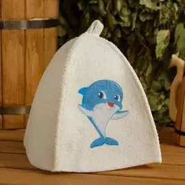 Детская шапка для бани и сауны СИМАЛЕНД