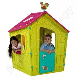 Детский игровой домик keter magic playhouse салатовый 17185442g