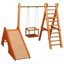 Детский спортивный комплекс карусель 5д.01.01 орех 00000000032