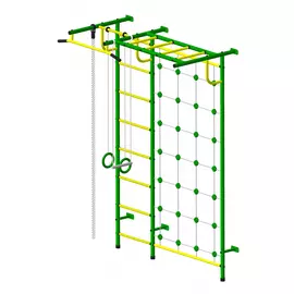 Детский спортивный комплекс пионер с4см зелёно/жёлтый сг000000789