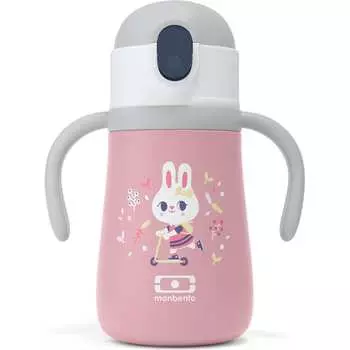 Детский термос Monbento MB Stram 360 мл pink Bunny 37224011