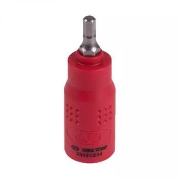 Диэлектрическая торцевая насадка KING TONY 2035VE04