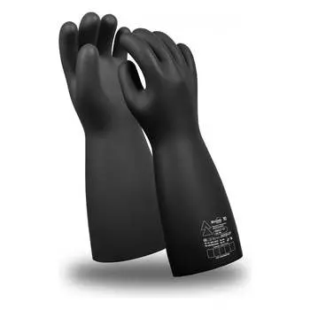 Диэлектрические перчатки Manipula Specialist класс 1 LINEPRO EG-941, AC 7500 В, RC, эластомер Пер 756/10