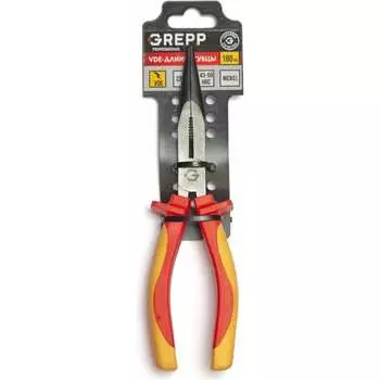 Диэлектрические силовые комбинированные длинногубцы GREPP GREPP 205-104