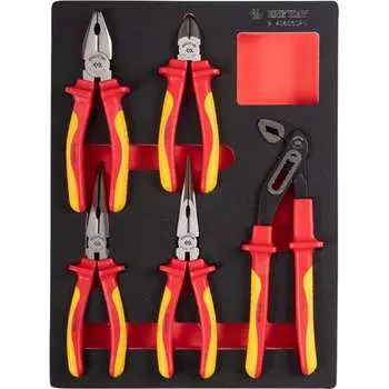 Диэлектрических набор пассатижей и бокорезов KING TONY 9-40605GPV