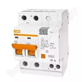 Дифавтомат ад12 2п, 40 а, 300 ма tdm sq0204-0019