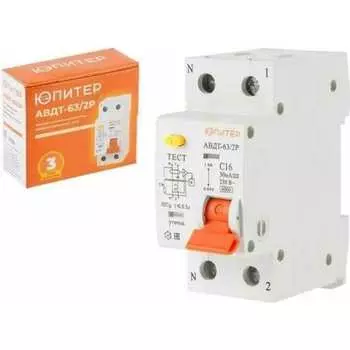 Дифавтомат Юпитер АВДТ-63 JP7522-16