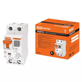 Дифавтомат TDM ELECTRIC АВДТ 64 C10, 30 мА SQ0205-0003