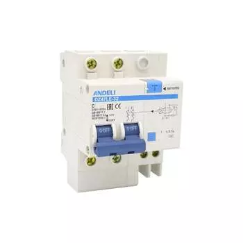 Дифференциальный автомат ANDELI DZ47LE-63 ADL02-008
