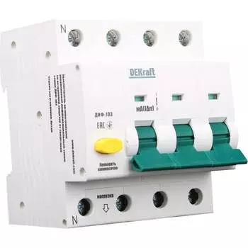 Дифференциальный автомат DEKraft АВДТ ДИФ-103 16244DEK