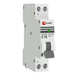 Дифференциальный автомат EKF АВДТ-63М С DA63M-16-30