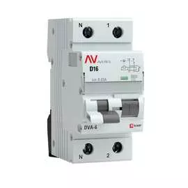Дифференциальный автомат EKF DVA-6 AVERES rcbo6-1pn-16D-30-ac-av
