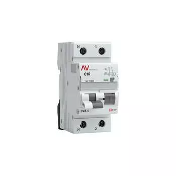 Дифференциальный автомат EKF DVA-6 AVERES rcbo6-1pn-16C-300-a-av