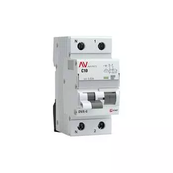 Дифференциальный автомат EKF AVERES DVA-6 rcbo6-1pn-10C-30-a-av