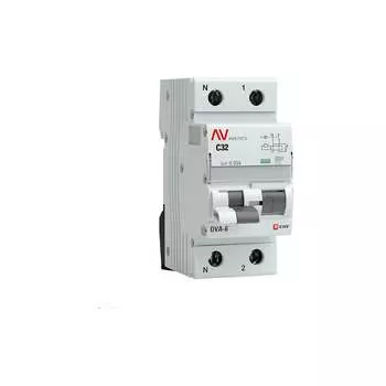 Дифференциальный автомат EKF AVERES DVA-6 rcbo6-1pn-32C-30-ac-av