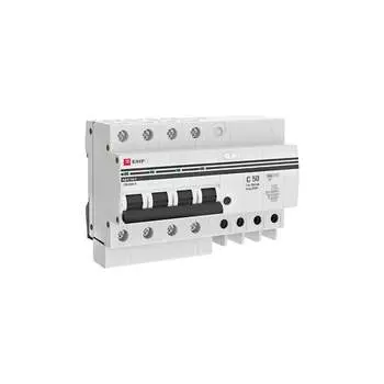 Дифференциальный автомат EKF АД-4 PROxima DA4-6-50-300-pro