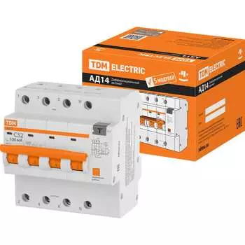 Дифференциальный автомат TDM ELECTRIC АД14 SQ0204-0137