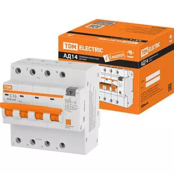 Дифференциальный автомат TDM ELECTRIC АД14 SQ0204-0132