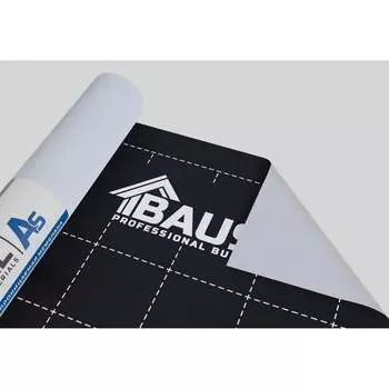 Диффузионная трехслойная мембрана Baustill AS 160 1.6х43.75, 70 м2 СТО 96891647-016-2023 4604692001015