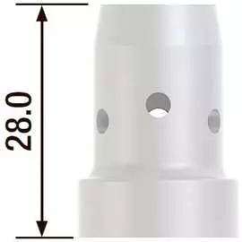 Диффузор газовый fb 500 (10 шт; белый) fubag f030.0190