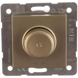 Диммер panasonic модуль 40-400w бронза karre plus 54835 wktt0525-2br-res