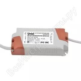 Диммируемый блок питания для светодиодных панелей ULP-36W Uniel UED-ULP UL-00006491