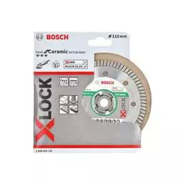 Диск алмазный best for ceramic extraclean x-lock (115х22.2 мм) bosch 2608615131
