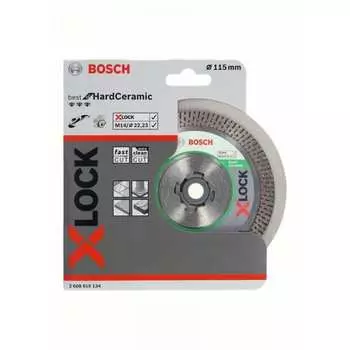 Диск алмазный best for hard ceramic x-lock (115х22.2 мм) bosch 2608615134