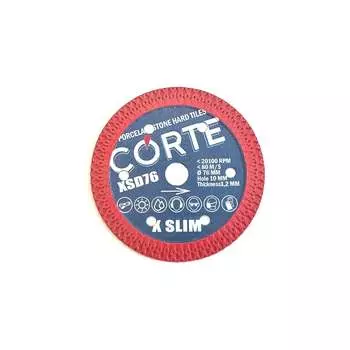Диск алмазный для мини УШМ по керамограниту CORTE X SLIM XSD76