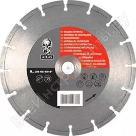 Диск алмазный laser (180х22.2/25.4х3.2х7 мм) atlas 70184614183