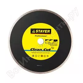 Сплошной отрезной алмазный диск по керамической плитке STAYER CERAMOPRO Professional 3664-180_z02