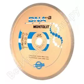 Алмазный диск для керамогранита, мрамора, гранита, керамики MONTOLIT