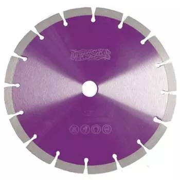 Сегментный алмазный диск по граниту MESSER 125D-2.2T-12W-10S-22.2 01-14-125