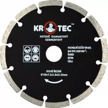 Диск алмазный сегментный KROTEC 3801003