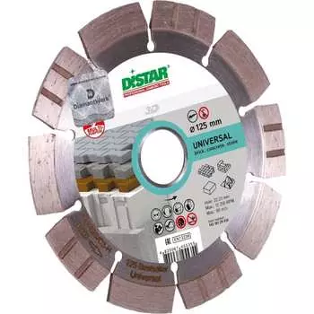 Сегментный алмазный диск по армированному бетону DiStar