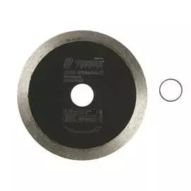 Диск алмазный сплошной отрезной для реза плитки (125х1.4х22 мм; мокрый рез) tundra 3005530